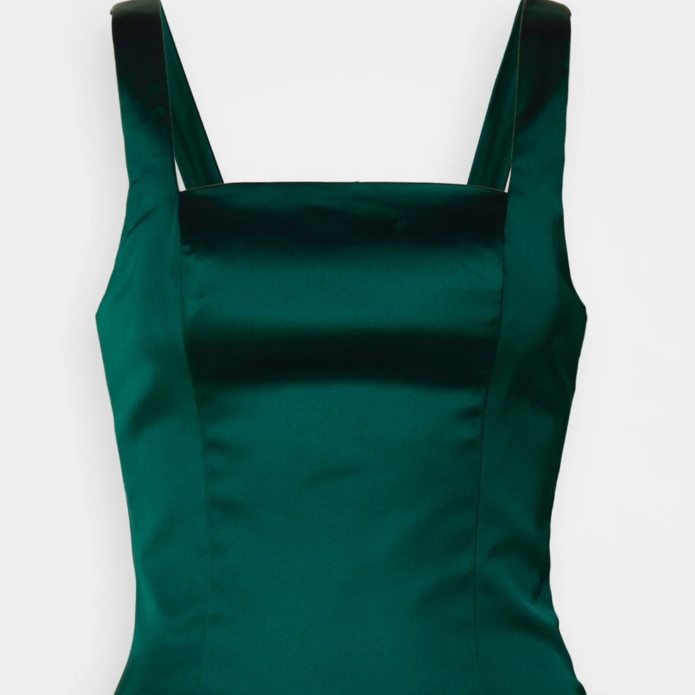 Abercrombie & Fitch Green Fitted Bustier Camisole